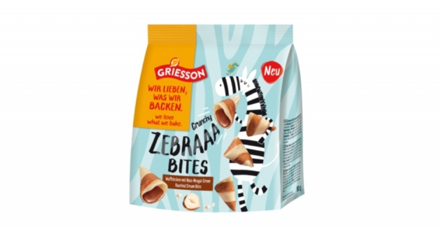 Griesson launcht Waffel-Kreation - Griesson launcht die Zebraa Bites - Quelle: Griesson - de Bukelaer